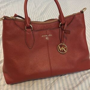 Red Michael kors purse